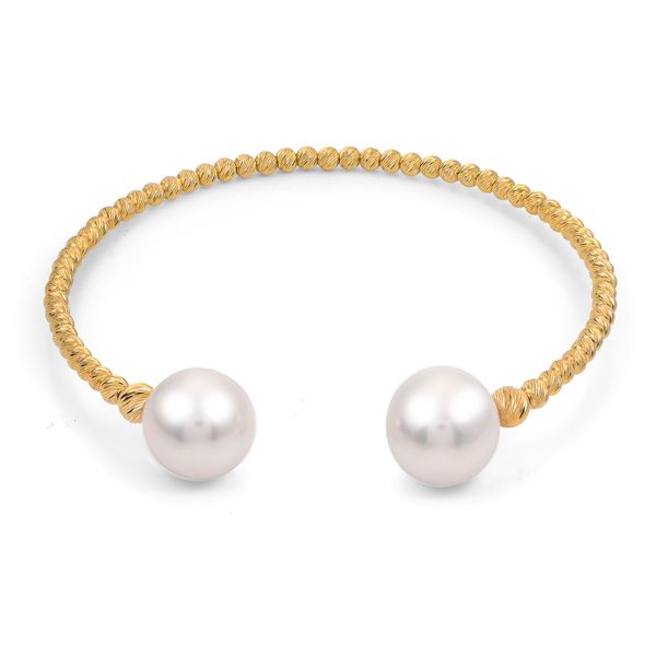 14KT Yellow Gold Freshwater Pearl Bracelet