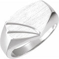 Geometric Signet Ring