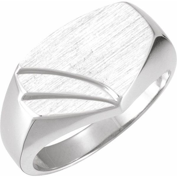 Geometric Signet Ring