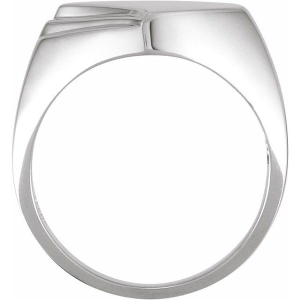 Geometric Signet Ring - Image 2