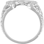 Nugget Horseshoe Ring - Image 2