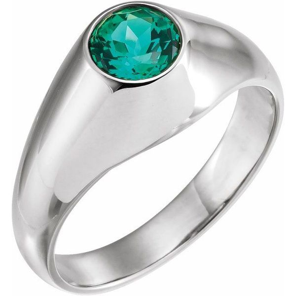 Bezel-Set Solitaire Ring