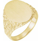 Oval Signet Ring