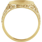 Oval Signet Ring - Image 2