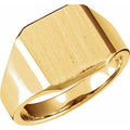 Octagon Signet Ring