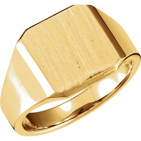 Octagon Signet Ring