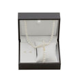 14KT Yellow Gold Freshwater Pearl Wood Box Gift Set