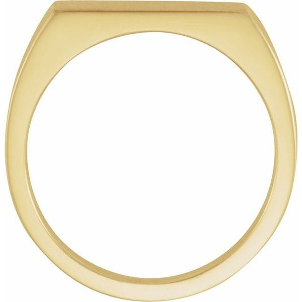 Rectangle Signet Ring - Image 2