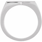 Rectangle Signet Ring - Image 2