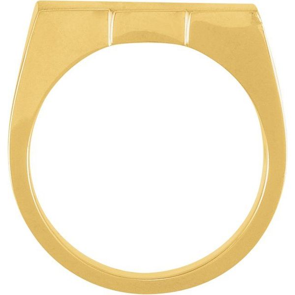 Rectangle Signet Ring - Image 2