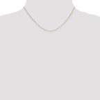 Leslie's 14K .5mm Baby Box with Spring Ring Clasp Chain - Image 4