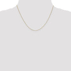 Leslie's 14K .5mm Baby Box with Spring Ring Clasp Chain - Image 4