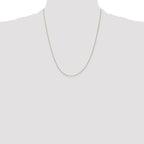 Leslie's 14K .5mm Baby Box with Spring Ring Clasp Chain - Image 4