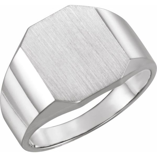 Octagon Signet Ring