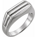 Grooved Bar Ring
