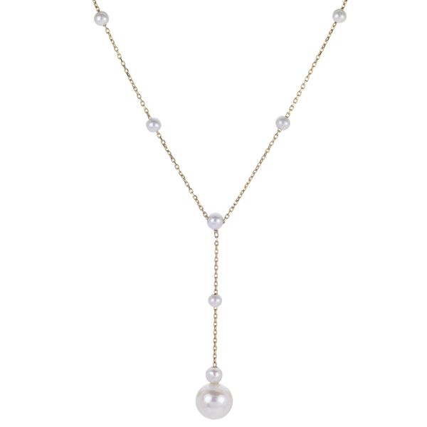 14KT Yellow Gold Freshwater Pearl Necklace