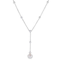 14KT White Gold Freshwater Pearl Necklace