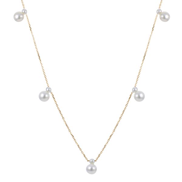 14KT Yellow Gold Freshwater Pearl Necklace
