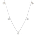 14KT White Gold Freshwater Pearl Necklace