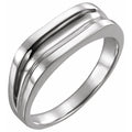 Grooved Bar Ring