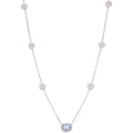 14KT White Gold Freshwater Pearl Necklace