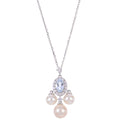 14KT White Gold Freshwater Pearl Necklace