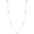 14KT White Gold Freshwater Pearl Necklace