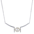 14KT White Gold Freshwater Pearl Necklace