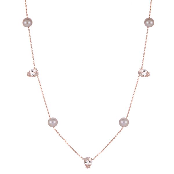 14KT Rose Gold Freshwater Pearl Necklace