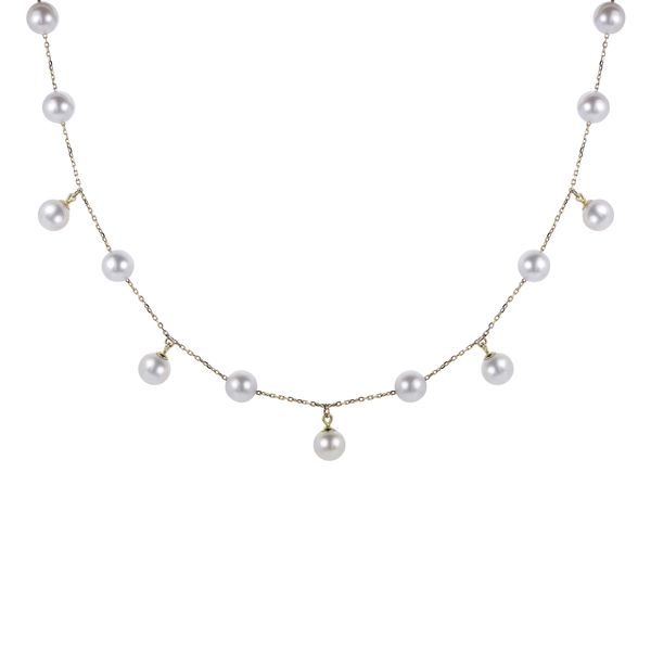14KT Yellow Gold Freshwater Pearl Necklace