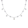 14KT White Gold Freshwater Pearl Necklace