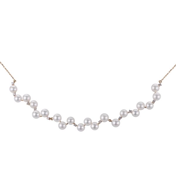 14KT Yellow Gold Freshwater Pearl Necklace