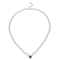 14KT White Gold Freshwater Pearl Necklace