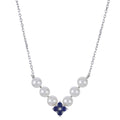 14KT White Gold Freshwater Pearl Necklace