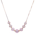 14KT Rose Gold Freshwater Pearl Necklace