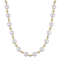 14KT Yellow Gold Akoya Pearl Necklace