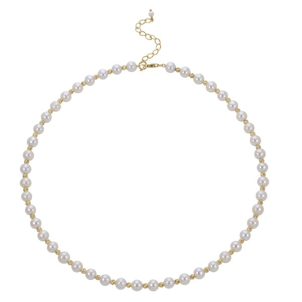 14KT Yellow Gold Freshwater Pearl Necklace