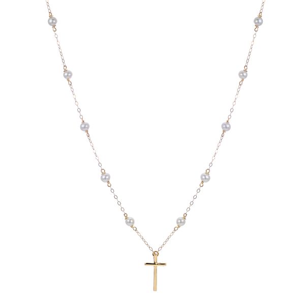 Children's 14KT Yellow Gold Freshwater Pearl Necklace