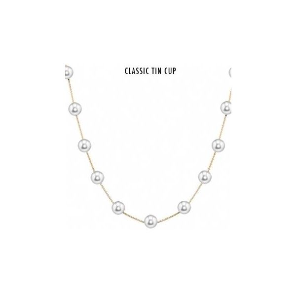 14KT Yellow Gold Freshwater Pearl Necklace