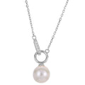 14KT White Gold Akoya Pearl Necklace