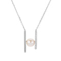 14KT White Gold Freshwater Pearl Necklace