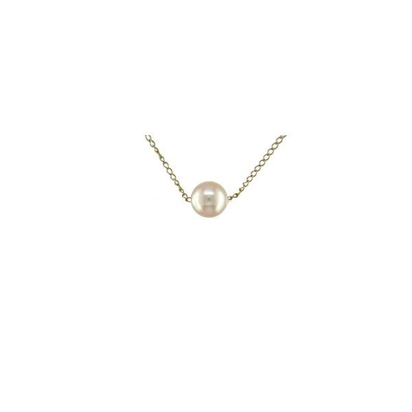 14KT Yellow Gold Akoya Pearl Necklace