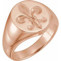 Fleur-de-lis Signet Ring