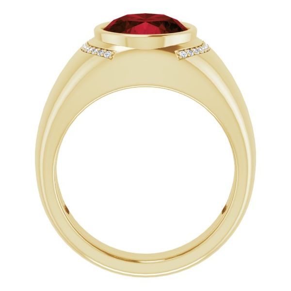 Accented Bezel-Set Ring - Image 2