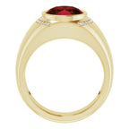 Accented Bezel-Set Ring - Image 2