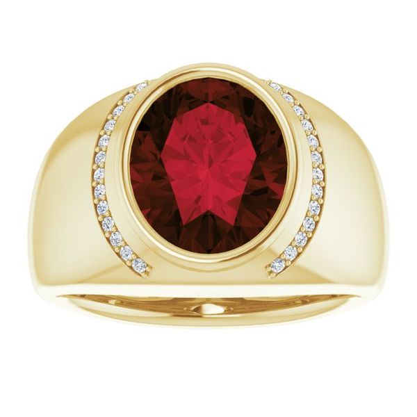 Accented Bezel-Set Ring - Image 3