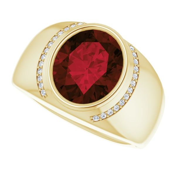 Accented Bezel-Set Ring - Image 5