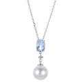 14KT White Gold Freshwater Pearl Pendant