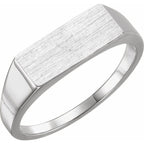 Rectangle Signet Ring