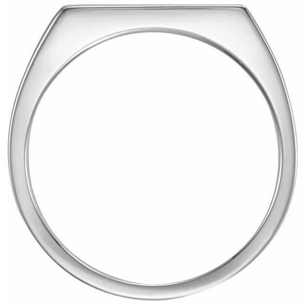 Rectangle Signet Ring - Image 2